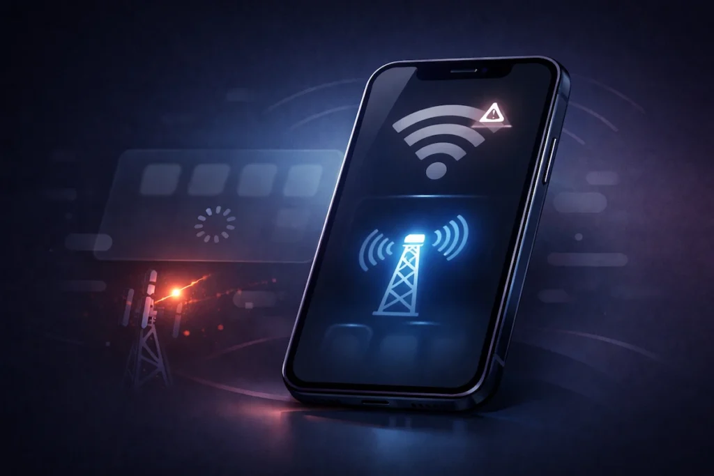 Phone showing Wi-Fi connected but no internet while mobile data works normally