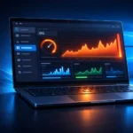Windows high CPU usage at idle shown in Task Manager with background processes consuming CPU